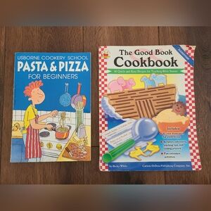 2 Kids Cookbooks: Good Book 60 Recipes for Bible Stories & Usborne Pasta & Pizza